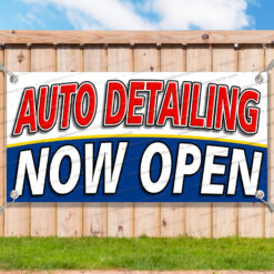 AUTO DETAILING NOW OPEN Advertising Vinyl Banner Flag Sign Many Sizes__TMP0437.psd by AMBBanners