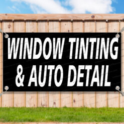 AUTO DETAILING WINDOW TINTING Advertising Vinyl Banner Flag Sign Many Sizes__FX0912.psd by AMBBanners