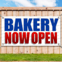 BAKERY NOW OPEN CLEARANCE BANNER Advertising Vinyl Flag Sign INV _CLR0007.psd by AMBBanners