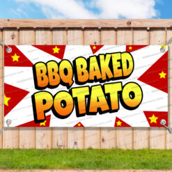 BBQ BAKED POTATO Advertising Vinyl Banner Flag Sign Many Sizes USA V2__TMP0647.psd by AMBBanners