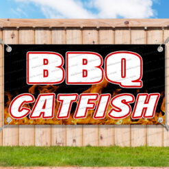 BBQ CATFISH CLEARANCE BANNER Advertising Vinyl Flag Sign INV _CLR0011.psd by AMBBanners