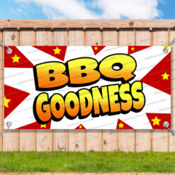 BBQ GOODNESS Advertising Vinyl Banner Flag Sign Many Sizes USA V2__TMP0683.psd by AMBBanners
