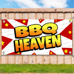 BBQ HEAVEN Advertising Vinyl Banner Flag Sign Many Sizes USA V2__TMP0688.psd by AMBBanners