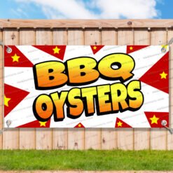 BBQ OYSTERS Advertising Vinyl Banner Flag Sign Many Sizes USA V2__TMP0705.psd by AMBBanners