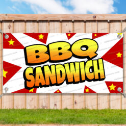 BBQ SANDWICH Advertising Vinyl Banner Flag Sign Many Sizes USA V2__TMP0736.psd by AMBBanners