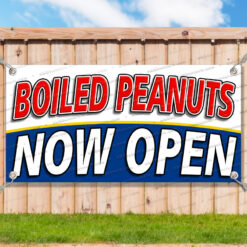 BOILED PEANUTS NOW OPEN Advertising Vinyl Banner Flag Sign Many Sizes__TMP1000.psd by AMBBanners