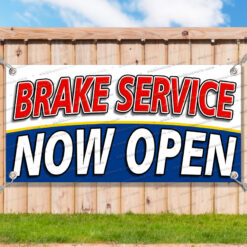 BRAKE SERVICE NOW OPEN Advertising Vinyl Banner Flag Sign Many Sizes__TMP1078.psd by AMBBanners