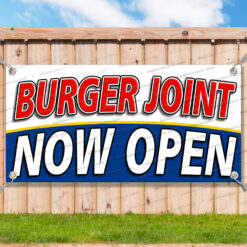 BURGER JOINT NOW OPEN Advertising Vinyl Banner Flag Sign Many Sizes__TMP1112.psd by AMBBanners