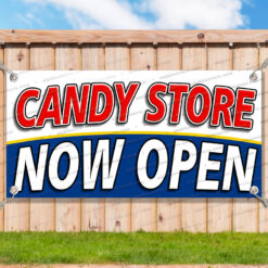 CANDY STORE NOW OPEN Advertising Vinyl Banner Flag Sign Many Sizes__TMP1267.psd by AMBBanners
