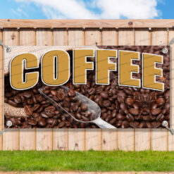 COFFEE CLEARANCE BANNER Advertising Vinyl Flag Sign INV _CLR0050.psd by AMBBanners