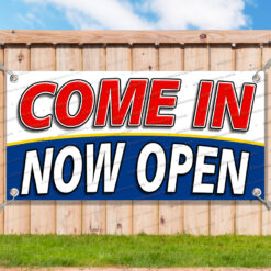 COME IN NOW OPEN Advertising Vinyl Banner Flag Sign Many Sizes__TMP2021.psd by AMBBanners