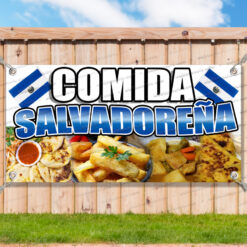 COMIDO SALVADORENA Advertising Vinyl Banner Flag Sign Many Sizes CUISINE _CLR0052.psd by AMBBanners