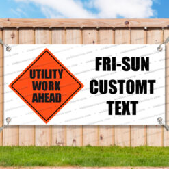 CUSTOM ROAD SIGNAL TEXT Advertising Vinyl Banner Flag Sign Many Sizes__FX0938.psd by AMBBanners