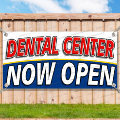 DENTAL CENTER NOW OPEN Advertising Vinyl Banner Flag Sign Many Sizes__TMP2508.psd by AMBBanners