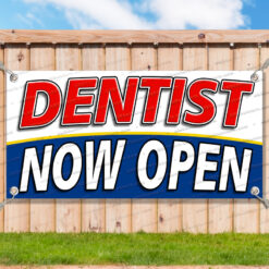 DENTIST NOW OPEN Advertising Vinyl Banner Flag Sign Many Sizes__TMP2511.psd by AMBBanners