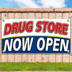 DRUG STORE NOW OPEN Advertising Vinyl Banner Flag Sign Many Sizes__TMP2668.psd by AMBBanners