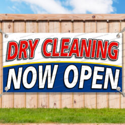 DRY CLEANING NOW OPEN Advertising Vinyl Banner Flag Sign Many Sizes__TMP2671.psd by AMBBanners