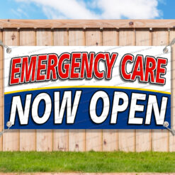 EMERGENCY CARE NOW OPEN Advertising Vinyl Banner Flag Sign Many Sizes USA__TMP2803.psd by AMBBanners
