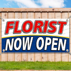 FLORIST NOW OPEN Advertising Vinyl Banner Flag Sign Many Sizes__TMP3289.psd by AMBBanners