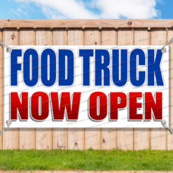 FOOD TRUCK NOW CLEARANCE BANNER Advertising Vinyl Flag Sign INV _CLR0097.psd by AMBBanners
