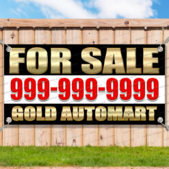 FOR SALE CUSTOM NUMBER GOLD Advertising Vinyl Banner Flag Sign Many Sizes__FX0952.psd by AMBBanners