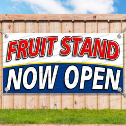 FRUIT STAND NOW OPEN Advertising Vinyl Banner Flag Sign Many Sizes__TMP3636.psd by AMBBanners