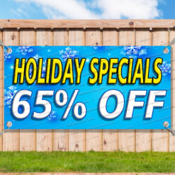 HOLIDAY SPECIALS 65 OFF Advertising Vinyl Banner Flag Sign Many Size CHRISTMAS__TMP4304.psd by AMBBanners