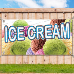 ICE CREAM CLEARANCE BANNER Advertising Vinyl Flag Sign INV V2 _CLR0129.psd by AMBBanners