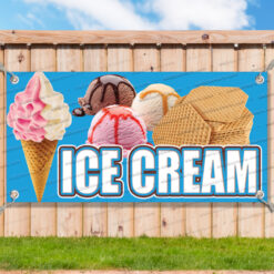 ICE CREAM CLEARANCE BANNER Advertising Vinyl Flag Sign INV V3 _CLR0130.psd by AMBBanners