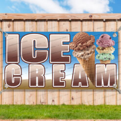 ICE CREAM CLEARANCE BANNER Advertising Vinyl Flag Sign INV V4 _CLR0131.psd by AMBBanners