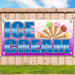 ICE CREAM CLEARANCE BANNER Advertising Vinyl Flag Sign INV V5 _CLR0132.psd by AMBBanners