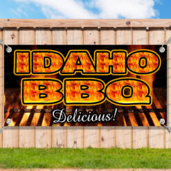IDAHO BBQ Advertising Vinyl Banner Flag Sign Many Sizes Available USA__TMP4466.psd by AMBBanners