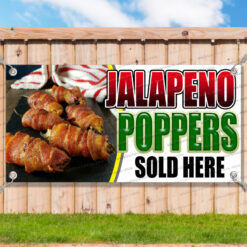 JALAPENO POPPERS CLEARANCE BANNER Advertising Vinyl Flag Sign INV _CLR0135.psd by AMBBanners