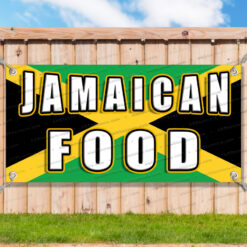 JAMAICAN FOOD CLEARANCE BANNER Advertising Vinyl Flag Sign INV _CLR0136.psd by AMBBanners