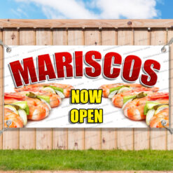 MARISCOS Vinyl Banner Flag Sign Many Sizes OPEN SPANISH RETAIL _CLR0155.psd by AMBBanners