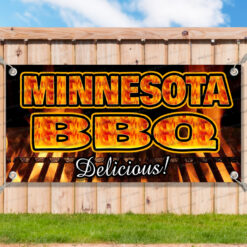 MINNESOTA BBQ Advertising Vinyl Banner Flag Sign Many Sizes Available USA__TMP5187.psd by AMBBanners