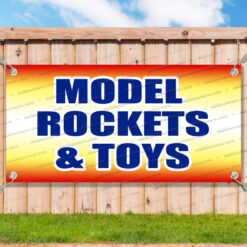 Model ROCKETS AND TOYS Advertising Vinyl Banner Flag Sign Many Sizes__FX1046.psd by AMBBanners