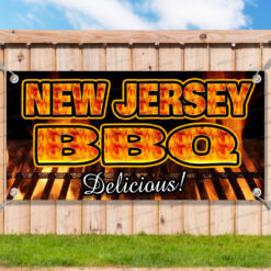 NEW JERSEY BBQ Advertising Vinyl Banner Flag Sign Many Sizes Available USA__TMP5366.psd by AMBBanners