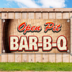 OPEN PIT BBQ Advertising Vinyl Banner Flag Sign Many Sizes USA__TMP5893.psd by AMBBanners