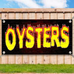 OYSTERS Advertising Vinyl Banner Flag Sign Many Sizes USA V3__TMP5992.psd by AMBBanners