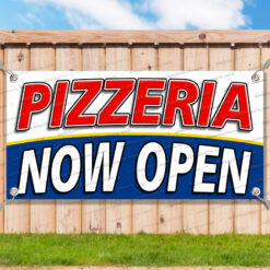 PIZZERIA NOW OPEN Advertising Vinyl Banner Flag Sign Many Sizes__TMP6267.psd by AMBBanners