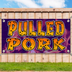 PULLED PORK Advertising Vinyl Banner Flag Sign Many Size Available USA BARBECUE__TMP6399.psd by AMBBanners