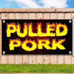 PULLED PORK BBQ Advertising Vinyl Banner Flag Sign Many Sizes Available__TMP6403.psd by AMBBanners