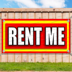 RENT ME CLEARANCE BANNER Advertising Vinyl Flag Sign INV V2 _CLR0206.psd by AMBBanners