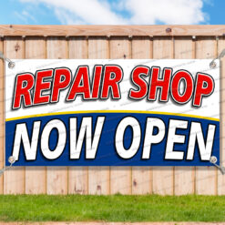 REPAIR SHOP NOW OPEN Advertising Vinyl Banner Flag Sign Many Sizes__TMP6579.psd by AMBBanners