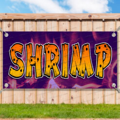 SHRIMP Advertising Vinyl Banner Flag Sign Many Sizes Available USA BARBECUE__TMP7017.psd by AMBBanners