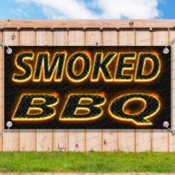 SMOKED BBQ Advertising Vinyl Banner Flag Sign Many Sizes USA V3__TMP7069.psd by AMBBanners