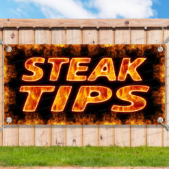 STEAK TIPS Advertising Vinyl Banner Flag Sign Many Sizes USA__TMP7209.psd by AMBBanners