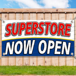 SUPERSTORE NOW OPEN Advertising Vinyl Banner Flag Sign Many Sizes__TMP7368.psd by AMBBanners
