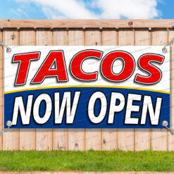 TACOS NOW OPEN Advertising Vinyl Banner Flag Sign Many Sizes__TMP7427.psd by AMBBanners